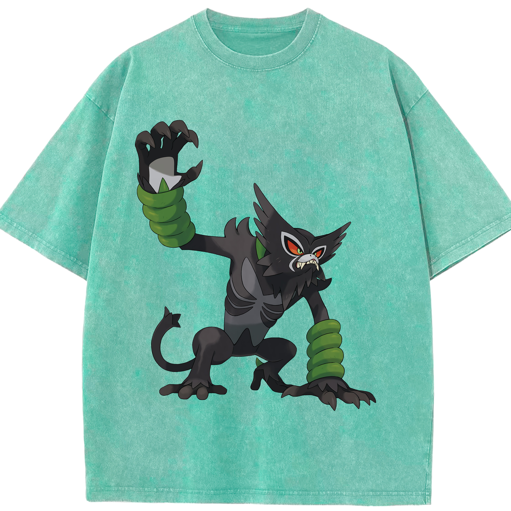 （画像用） ポケットモンスター Pokémon 綿100% ヴィンテージ風 半袖Tシャツ（フロントプリント）